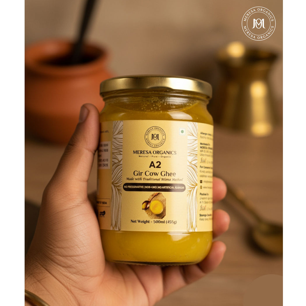 A2 Gir Cow Ghee Pack of 2 (500ml Each)